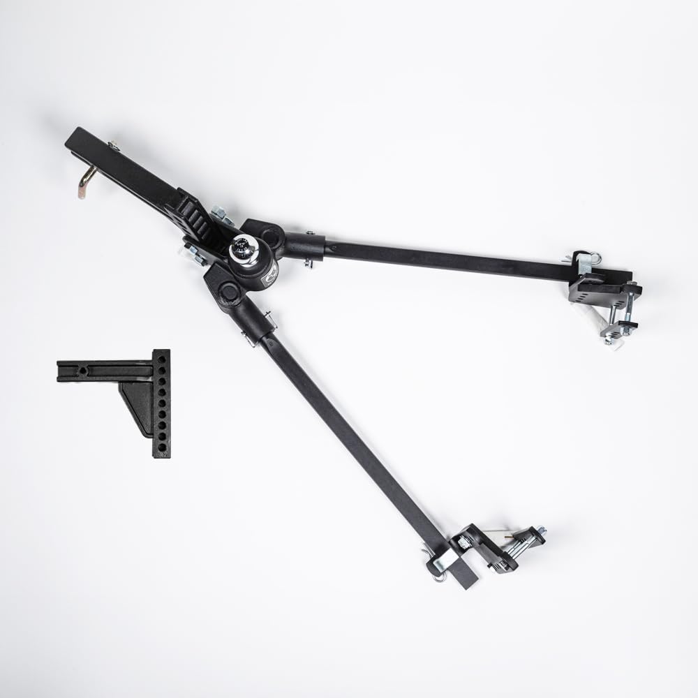 800lbs Weight Distribution Hitch with Sway Control, 9 Hole Shank, Black Y671947