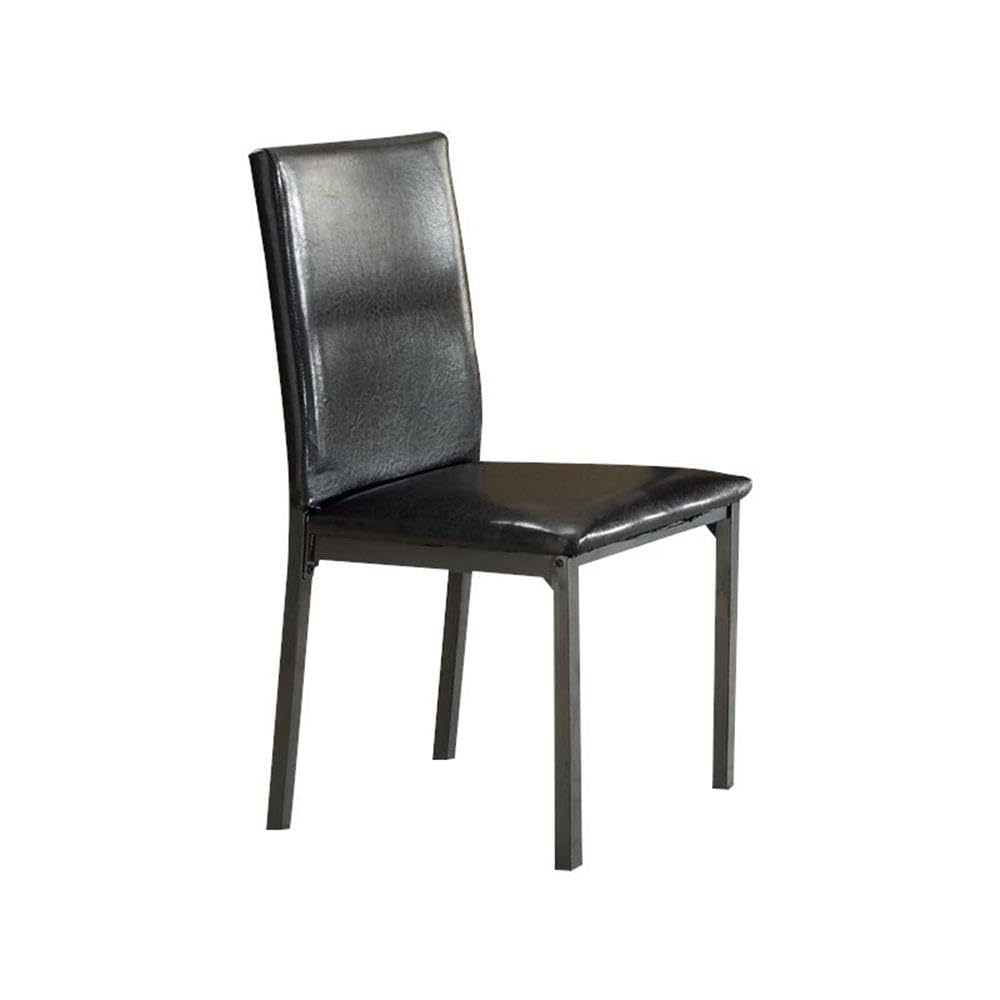Set of 2 Faux Leather Dining Chairs O709388