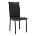 Set of 2 Faux Leather Dining Chairs O709388
