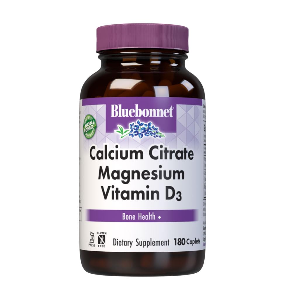 Calcium Citrate Magnesium Plus Vitamin D3 Caplets, 180 Count O861