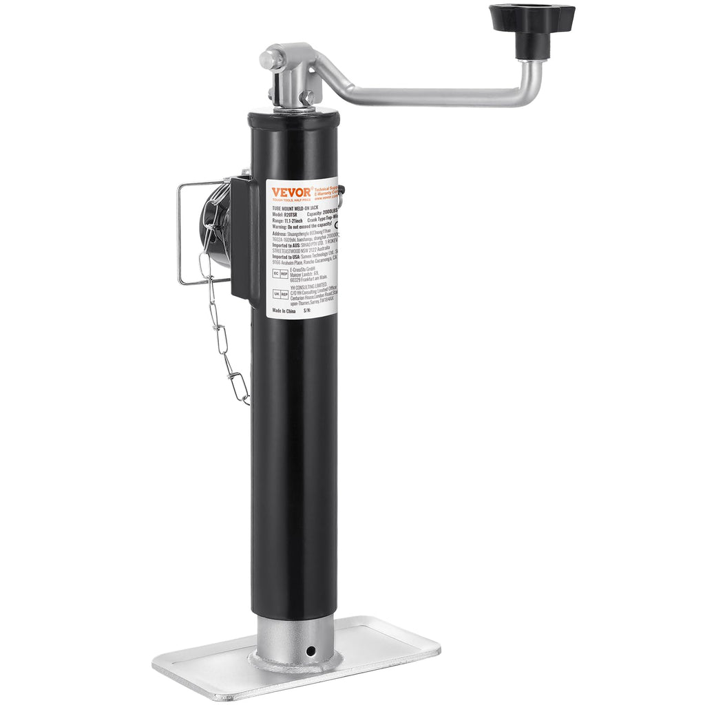 2000 lbs Weld-on Swivel Trailer Jack with Handle L999870