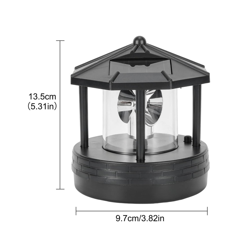 Black Solar Lighthouse Light Z938557