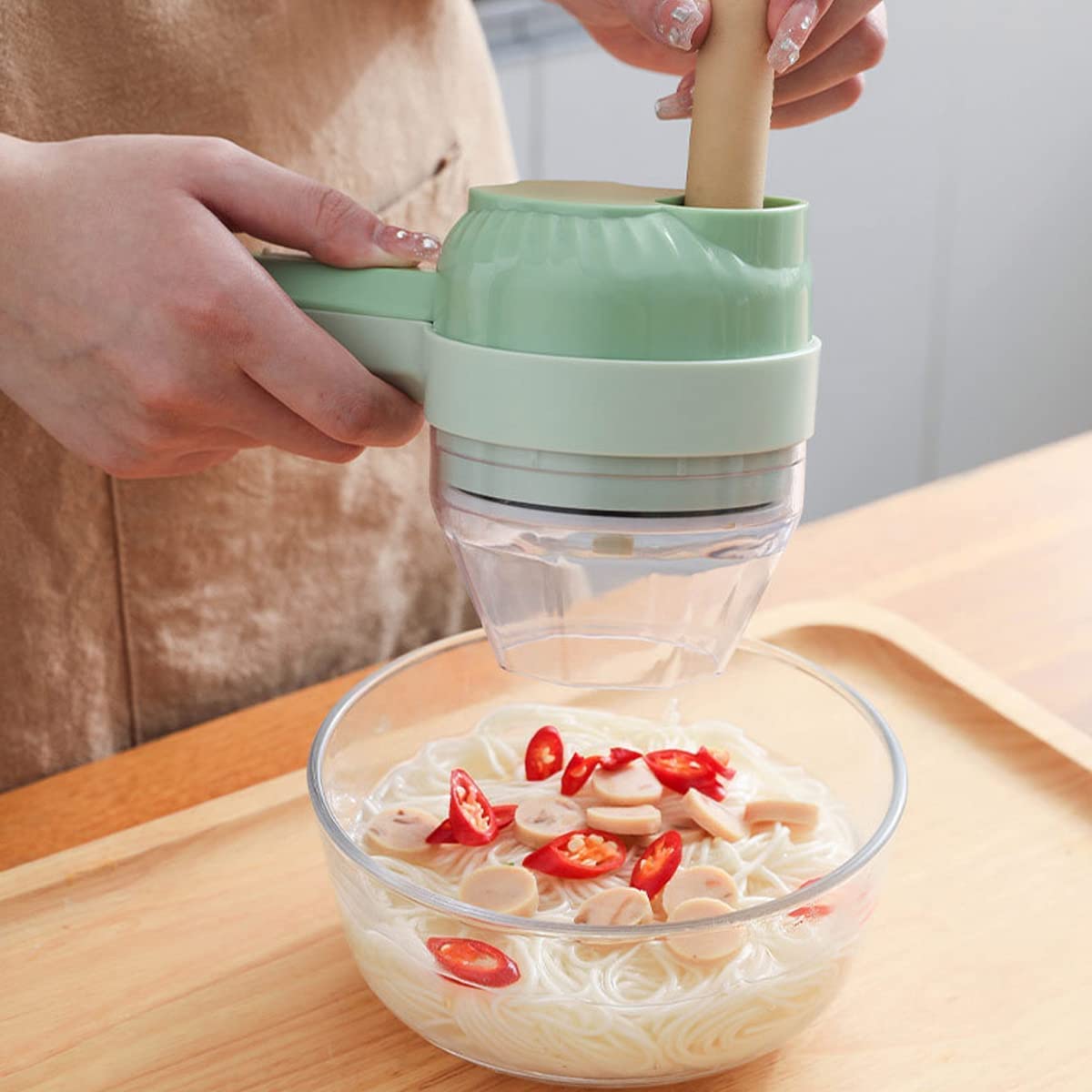 4 in 1 Portable Electric Vegetable Cutter Set X4160