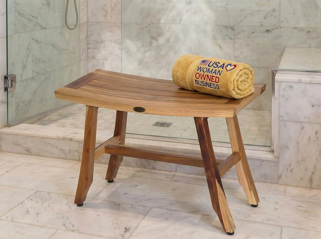 28-Inch Teak Shower Bench P5379