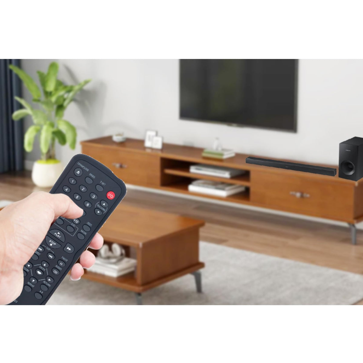 Replacement Remote Control for Toshiba DVD VCR Player R447720