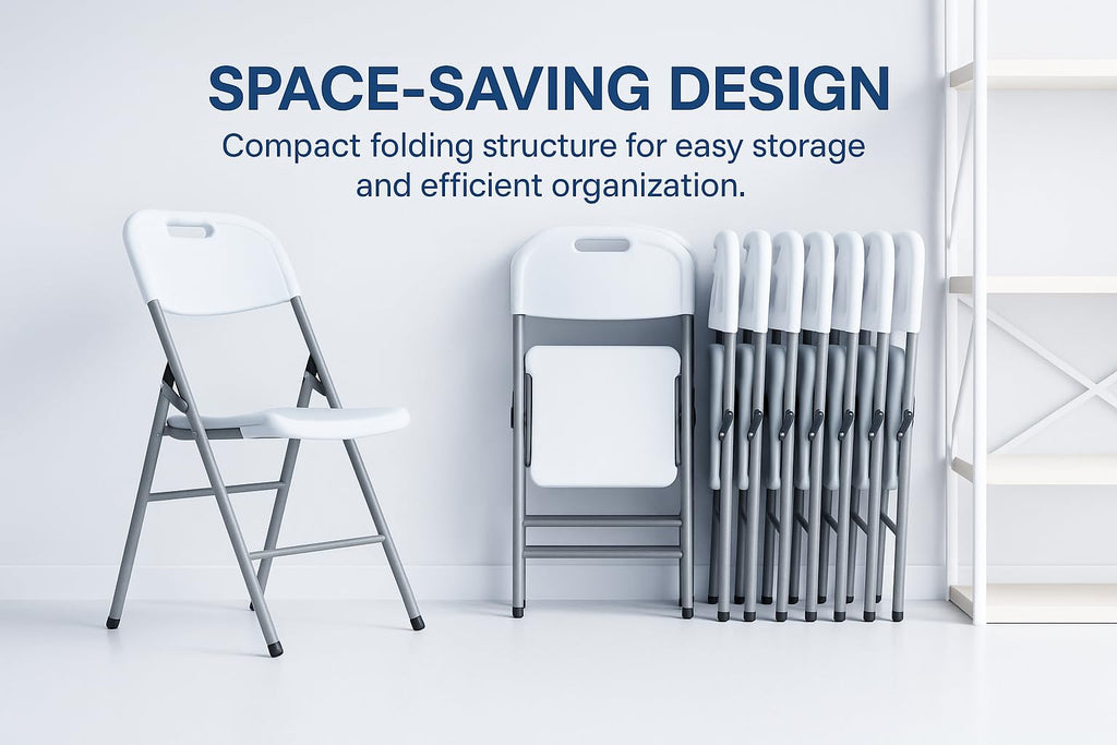 White Folding Chair Set of 50 N480