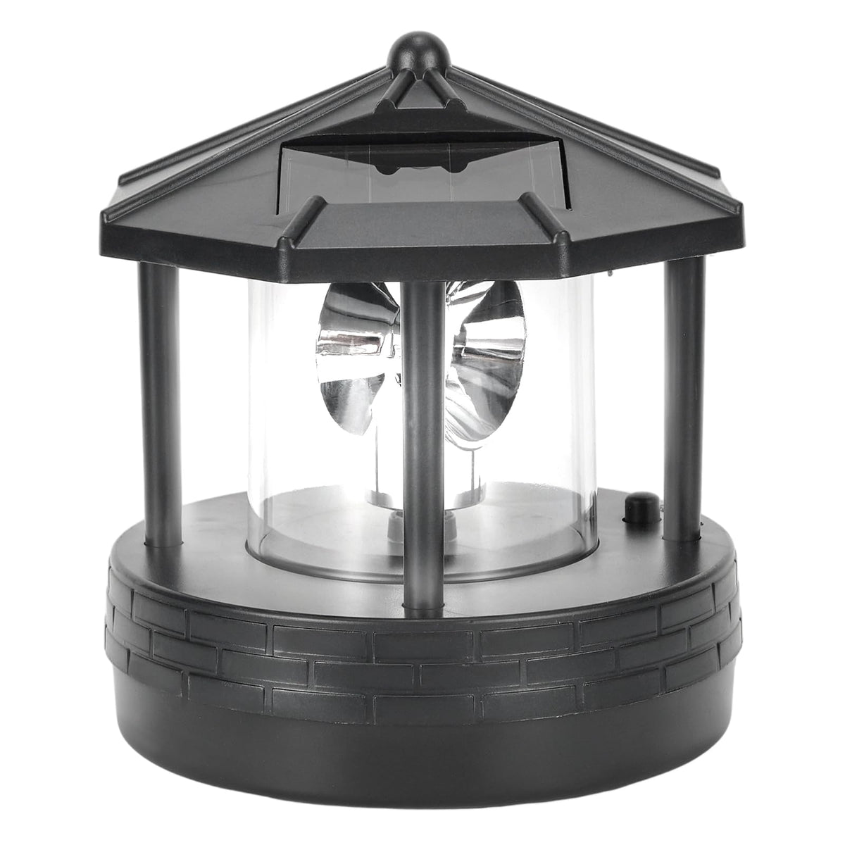 Black Solar Lighthouse Light Z938557