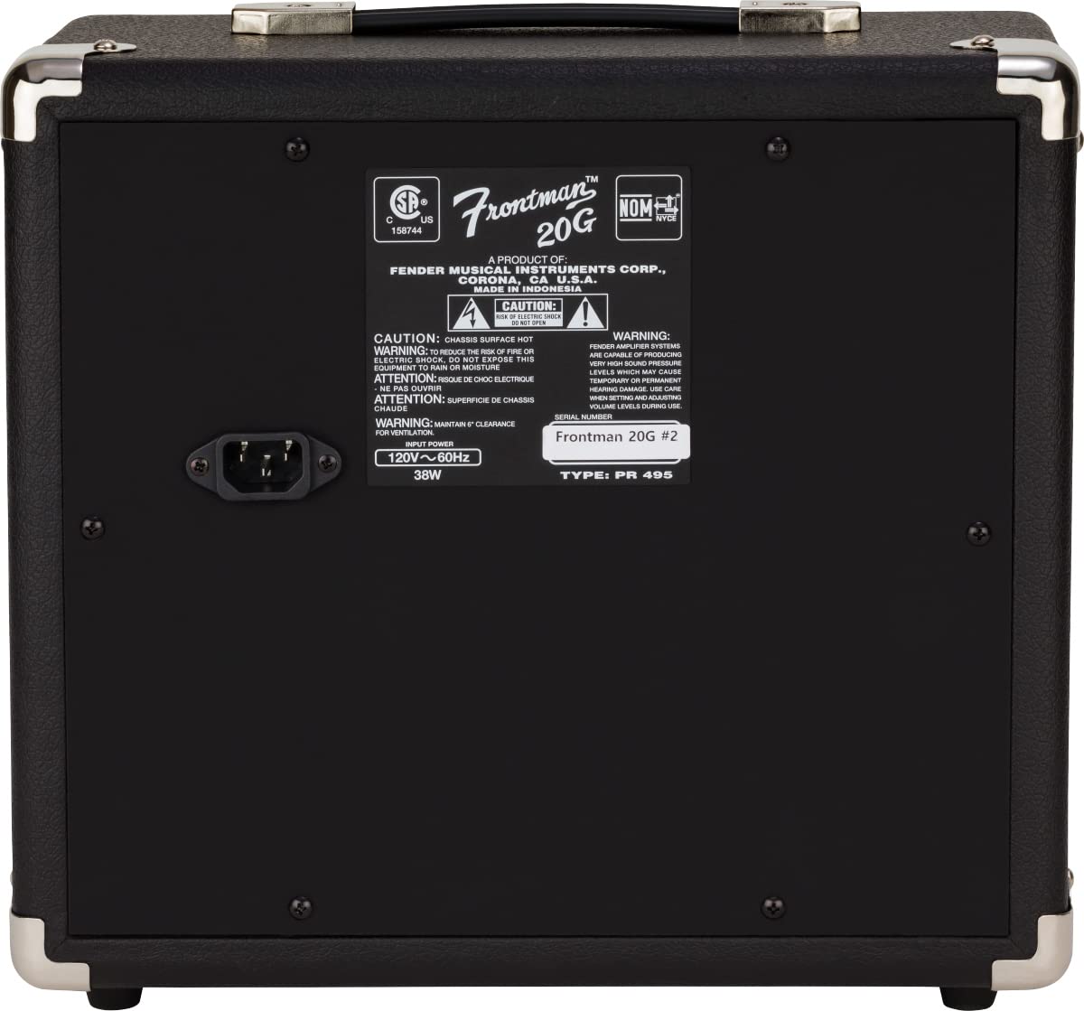 Black Guitar Combo Amplifier with Cable G9277