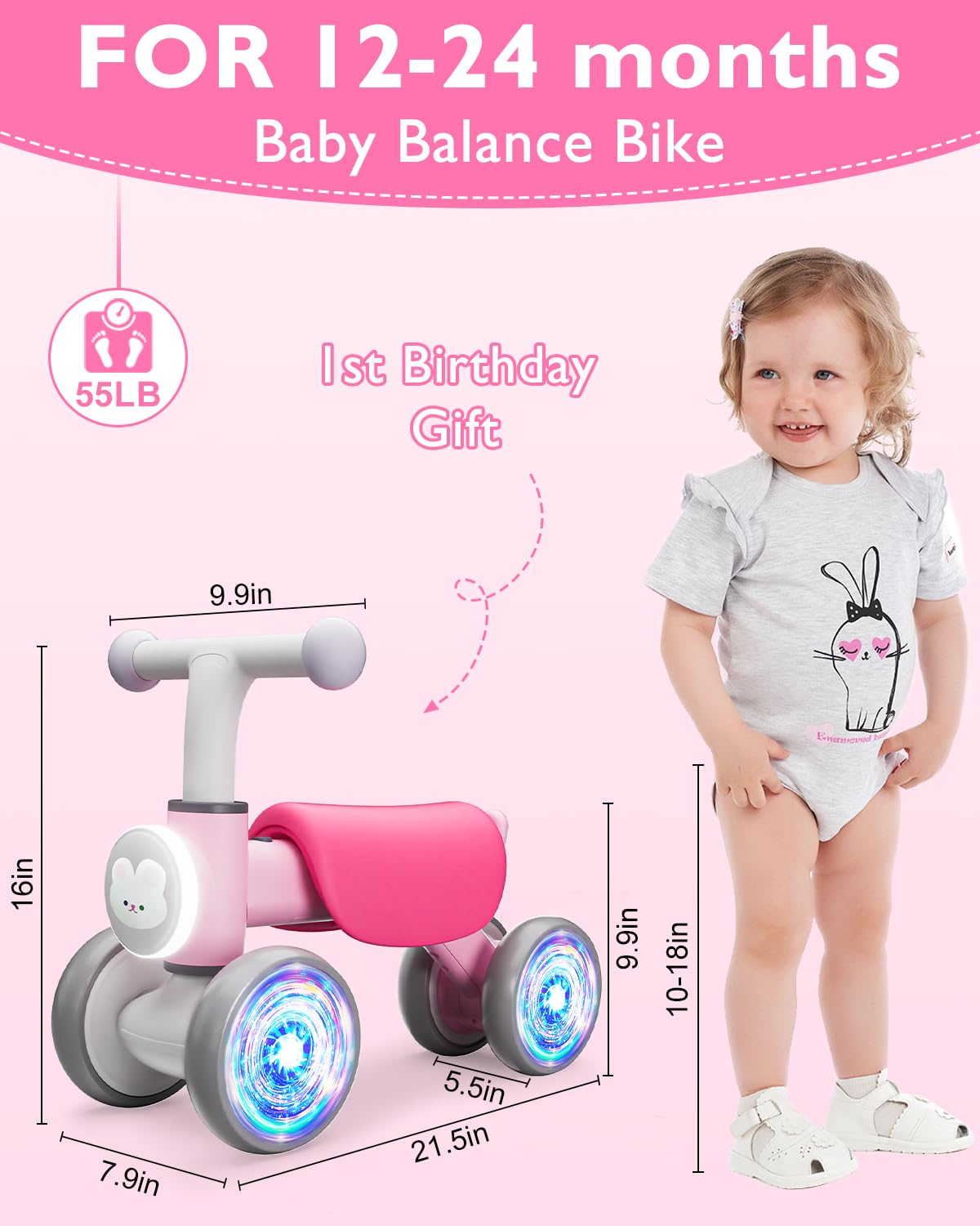 Balance Bike Toddler Outdoor Toys V524018
