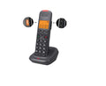 Black Cordless Phone System with Answering Machine F71142