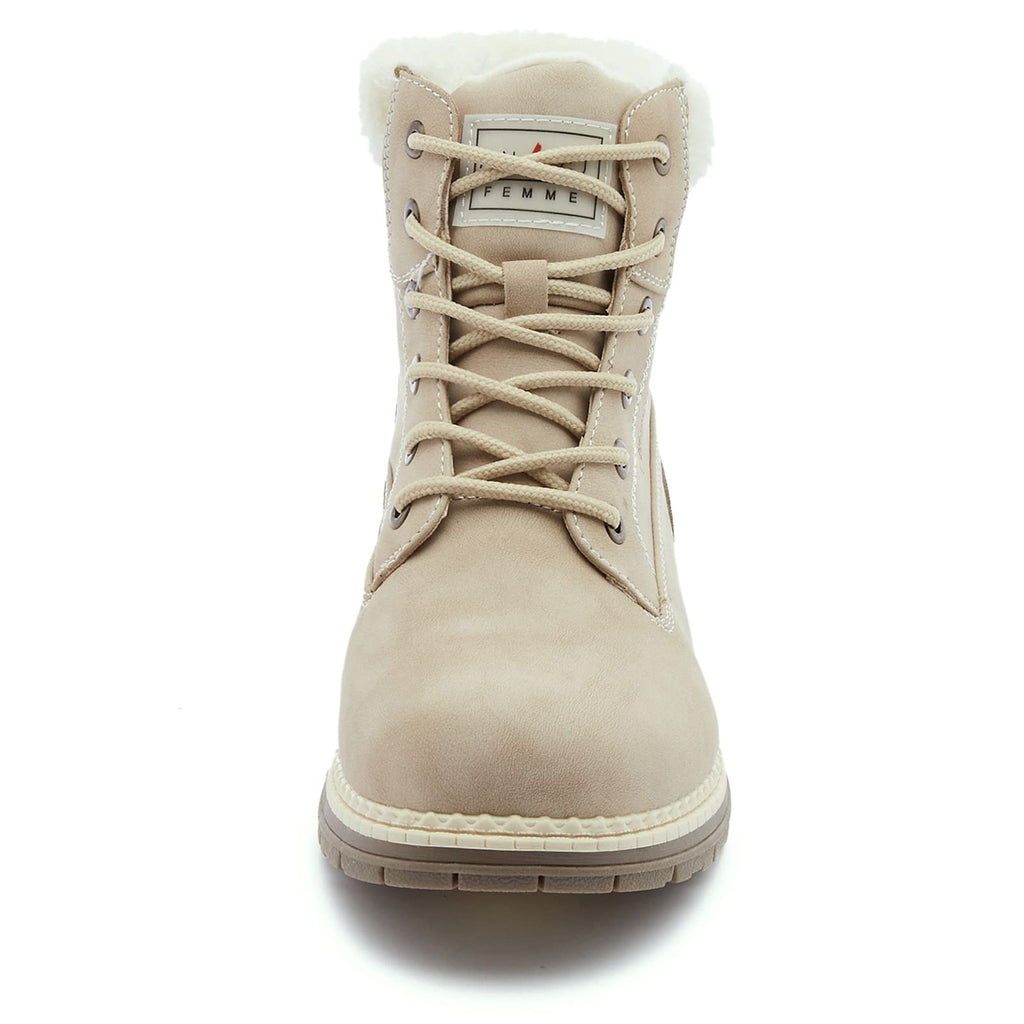 Waterproof Warm Fur Ankle Boots U323650