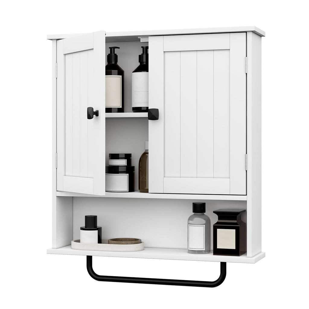 Wall Mounted Medicine Cabinet with Towels Bar D318921