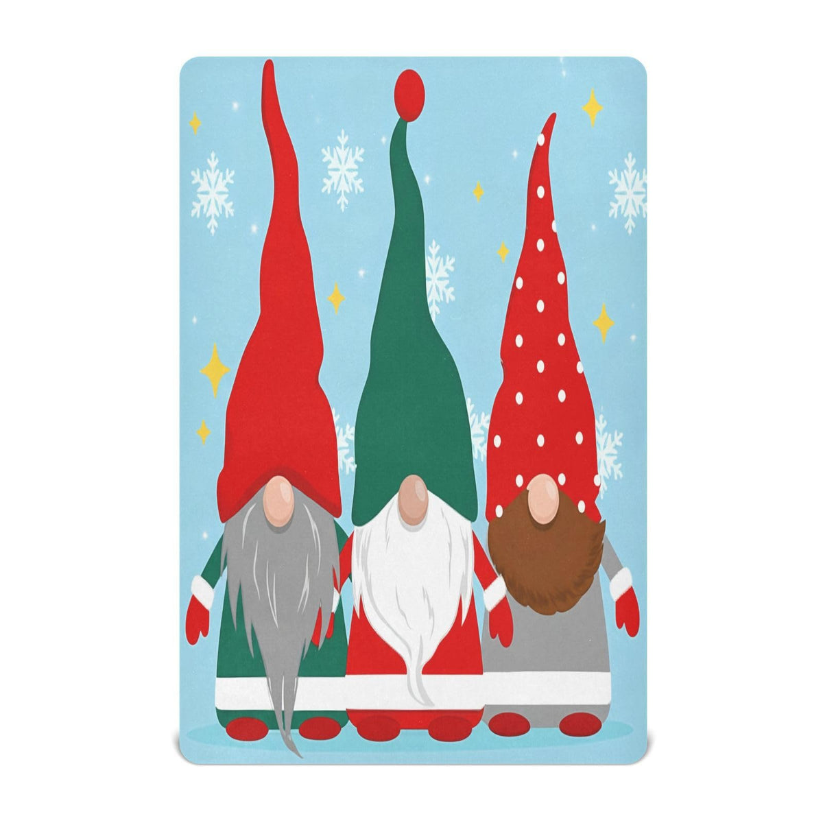 Christmas Gnomes Crib Sheet 52" x 28" B91261
