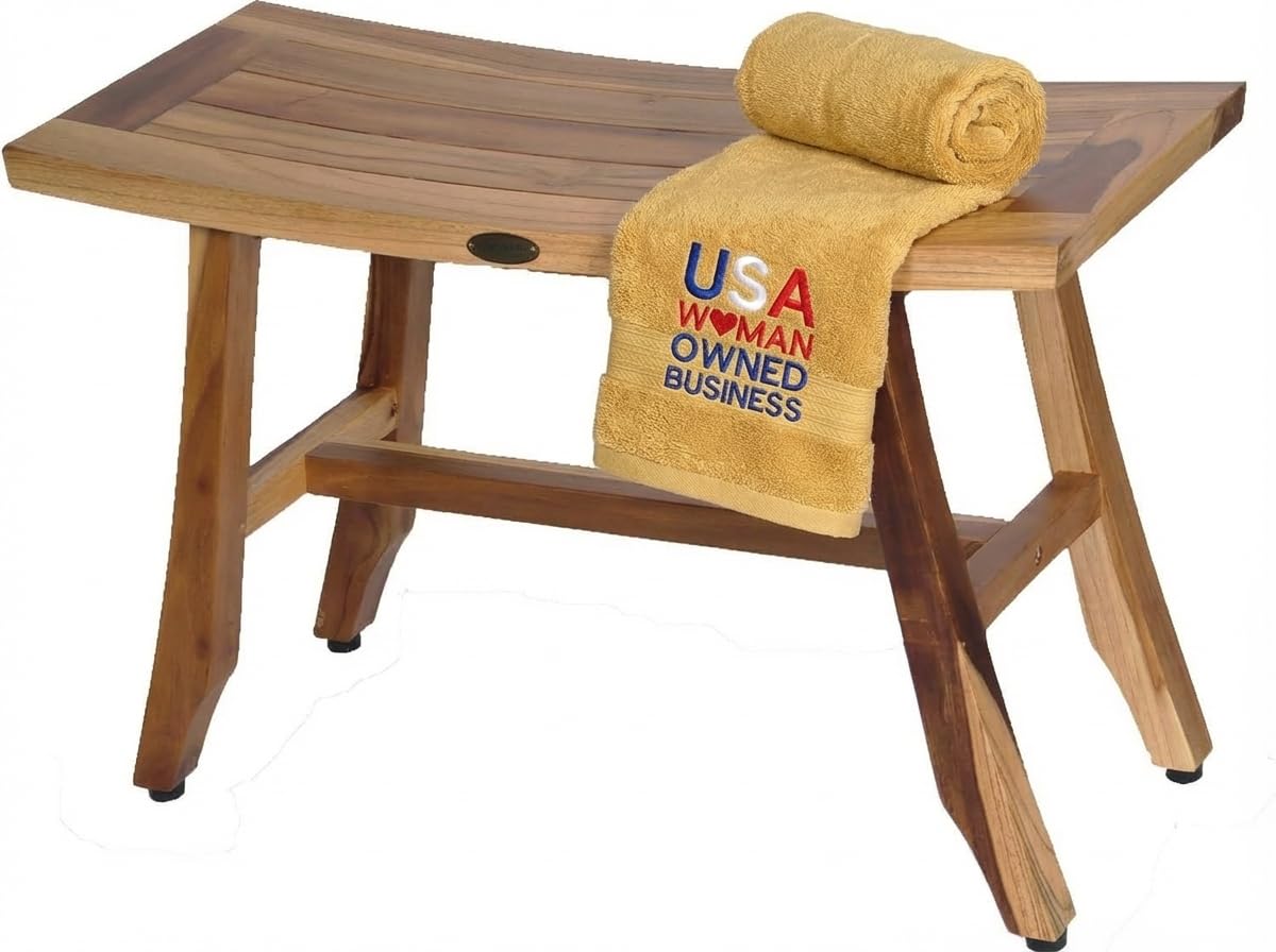 28-Inch Teak Shower Bench P5379