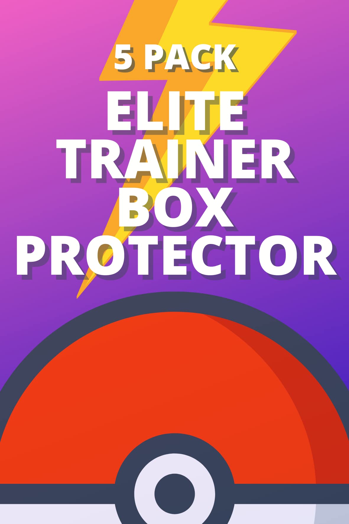 Clear Plastic Display Box for ETB Elite Trainer Box W118894