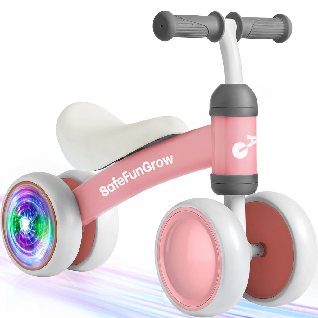 Baby Balance Bike with 4 Silent Wheels & Soft Seat W5487