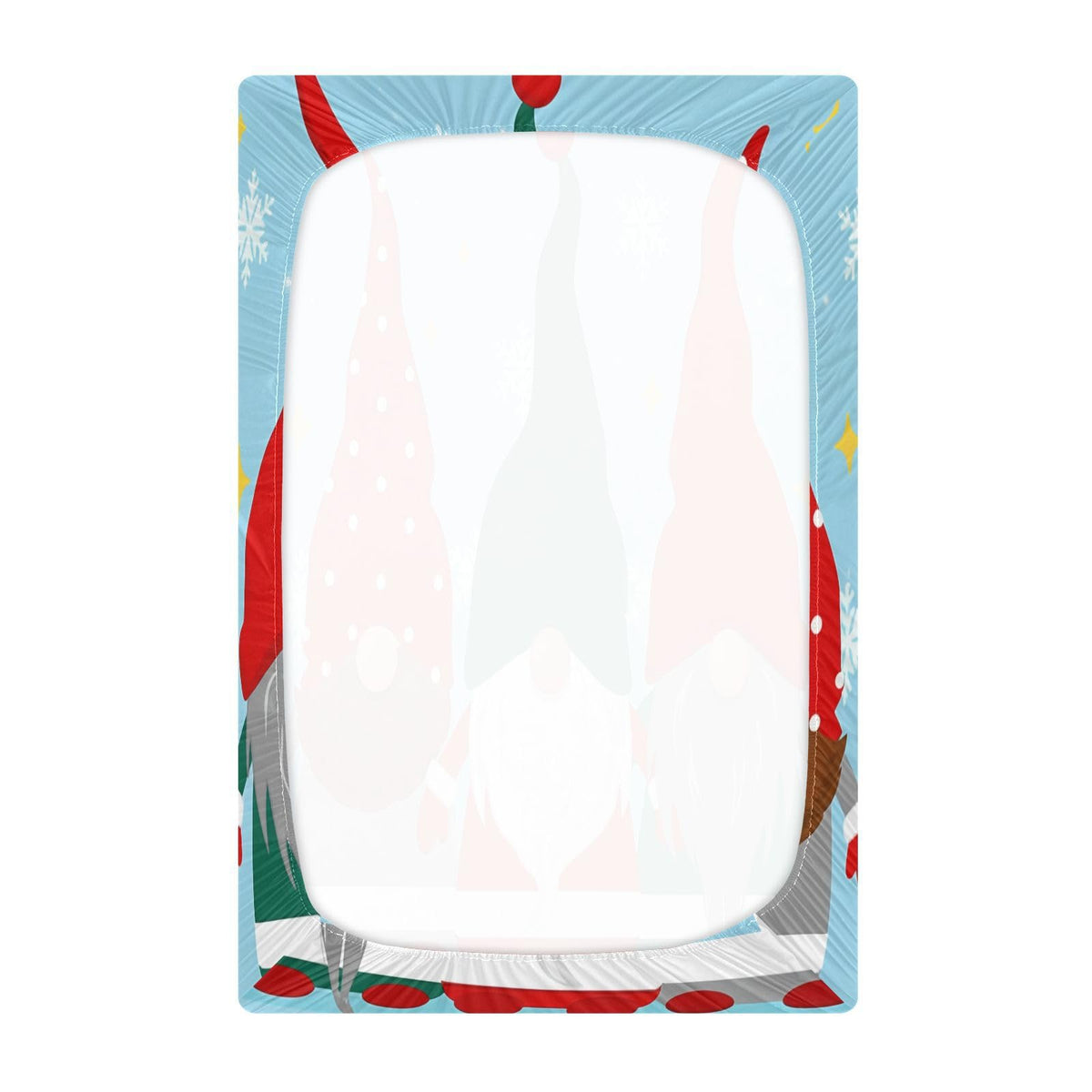 Christmas Gnomes Crib Sheet 52" x 28" B91261