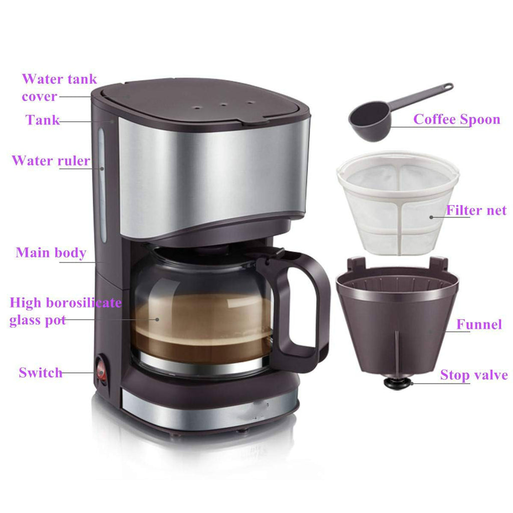 Mini 5 Cup Aluminum Mocha Espresso Coffee Maker N248