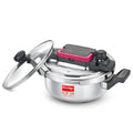 Stainless Steel Pressure Cooker with Glass Lid 3L J421944
