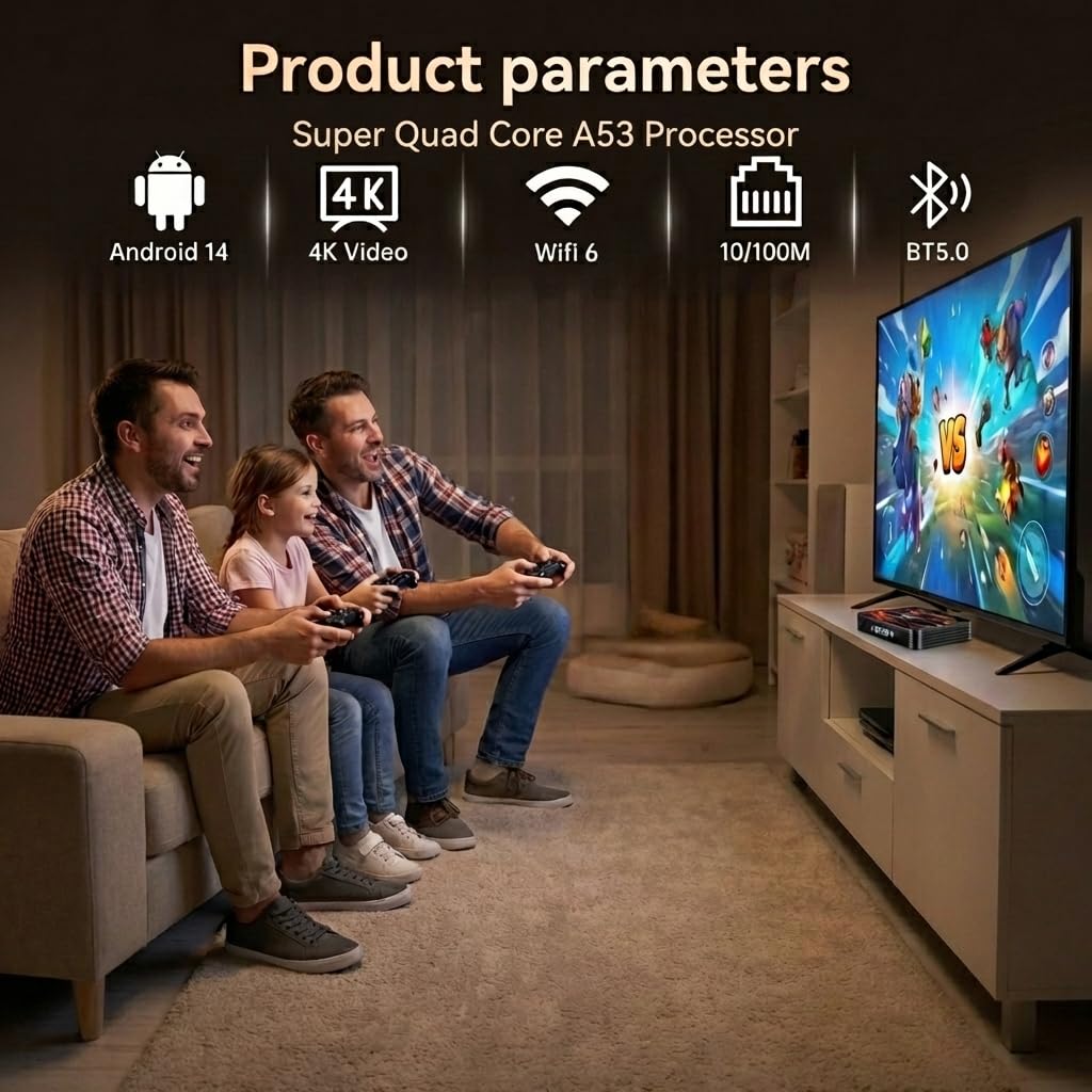 Android 14 TV Box 2GB/16GB P11501