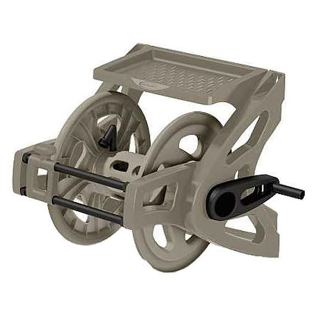 Wall-Mount Hose Reel with Storage Tray F149699