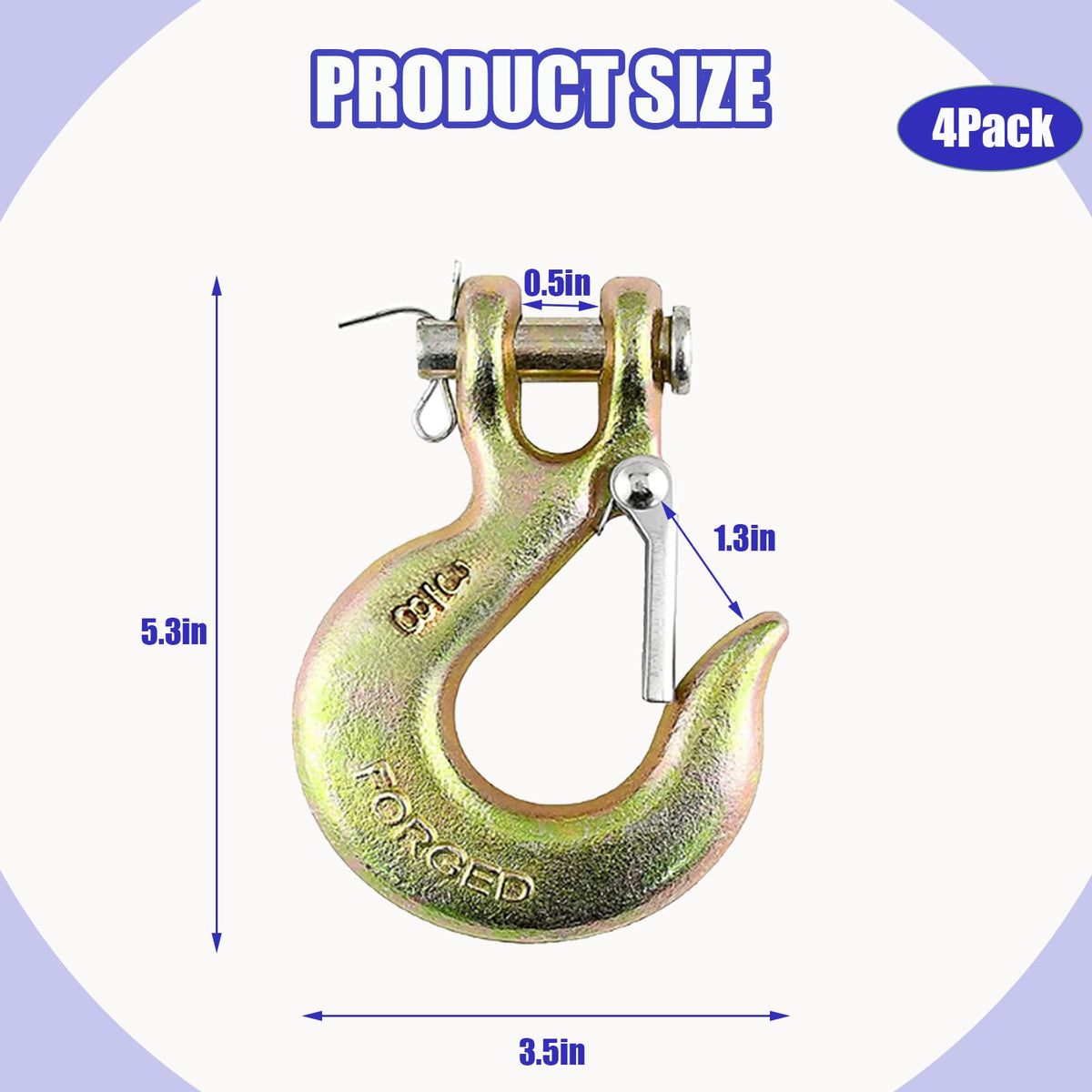 3/8'' Chain Hook with Safety Latch K5698