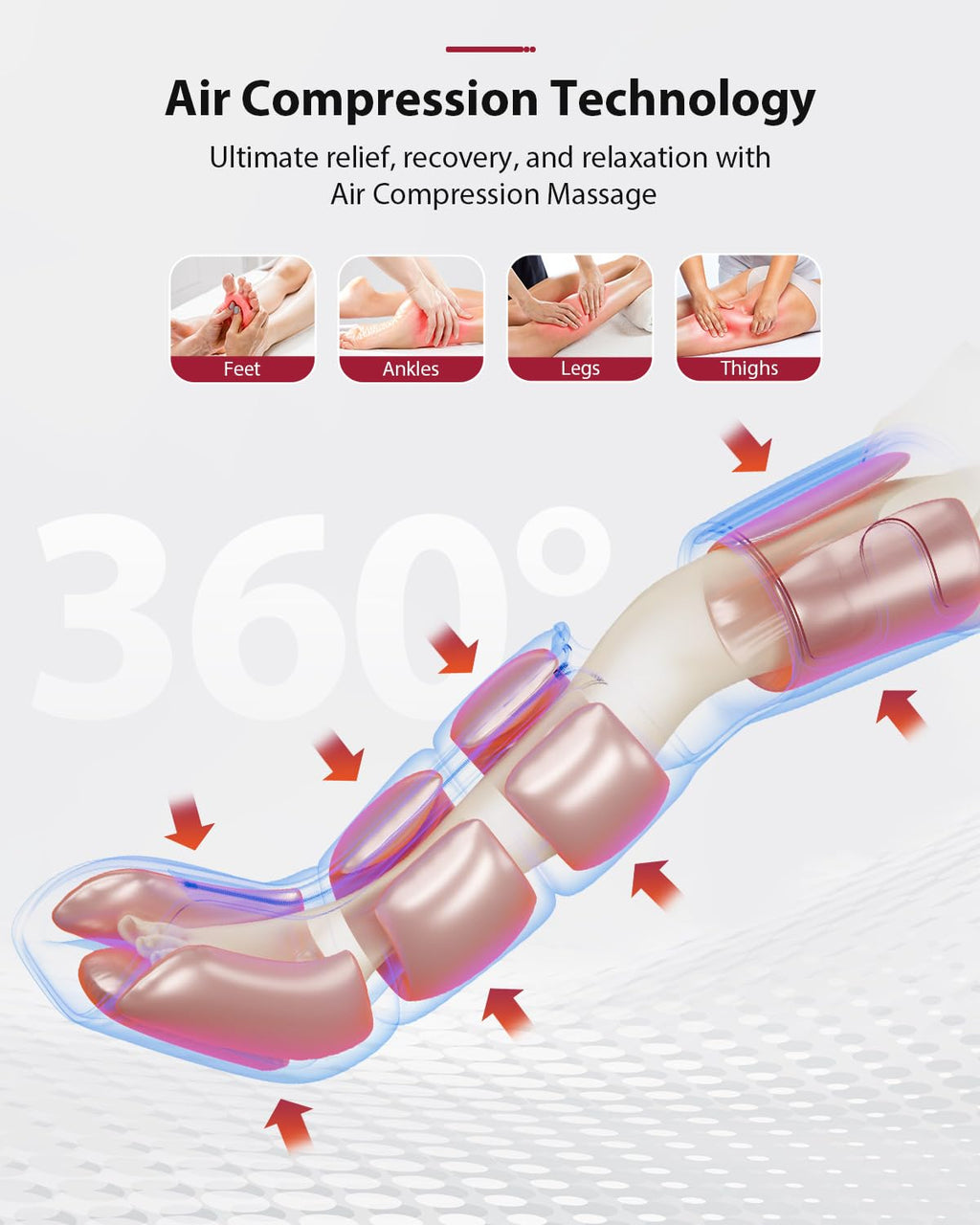 Air Compression Leg Massager X329