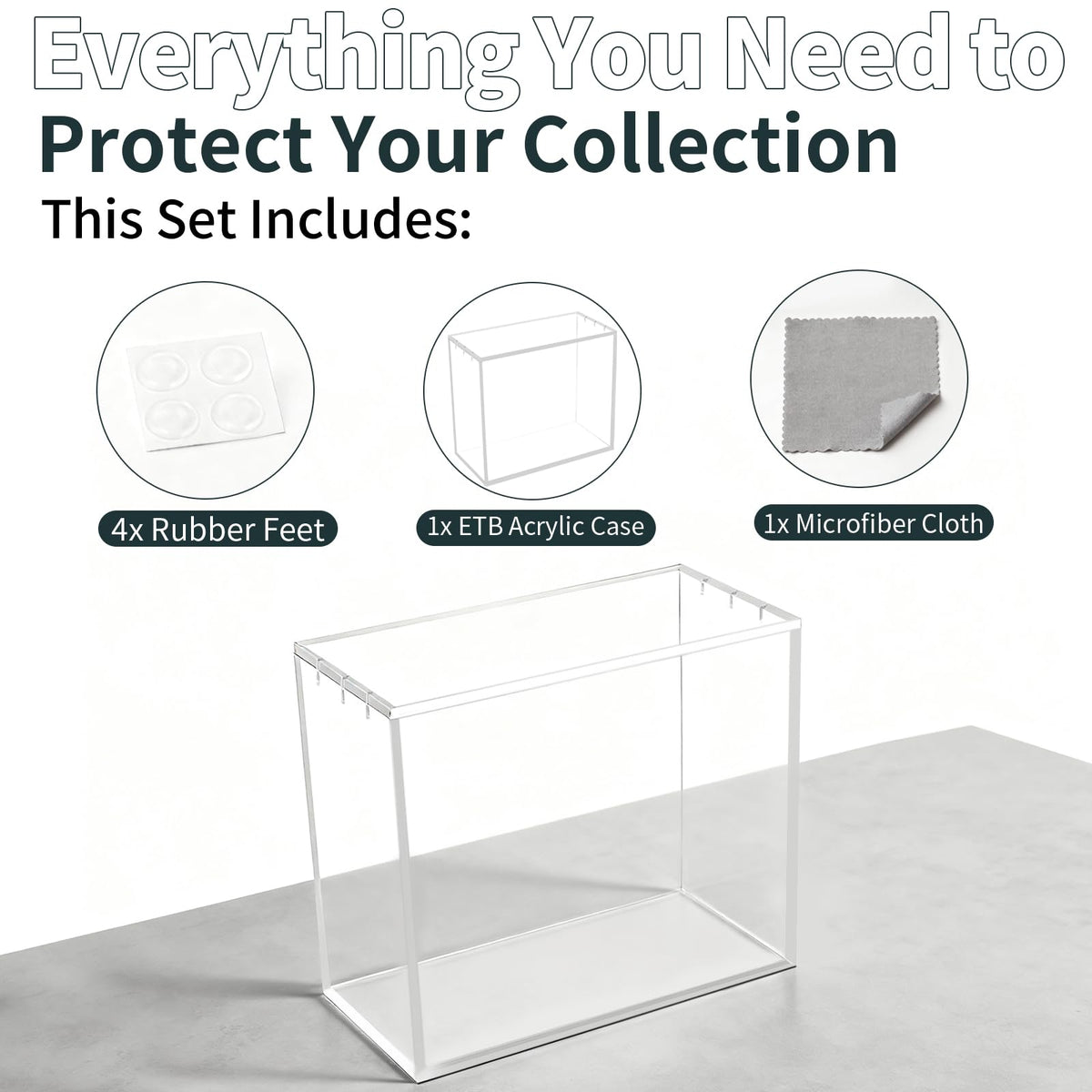2 Pack Acrylic Protector Case S461273