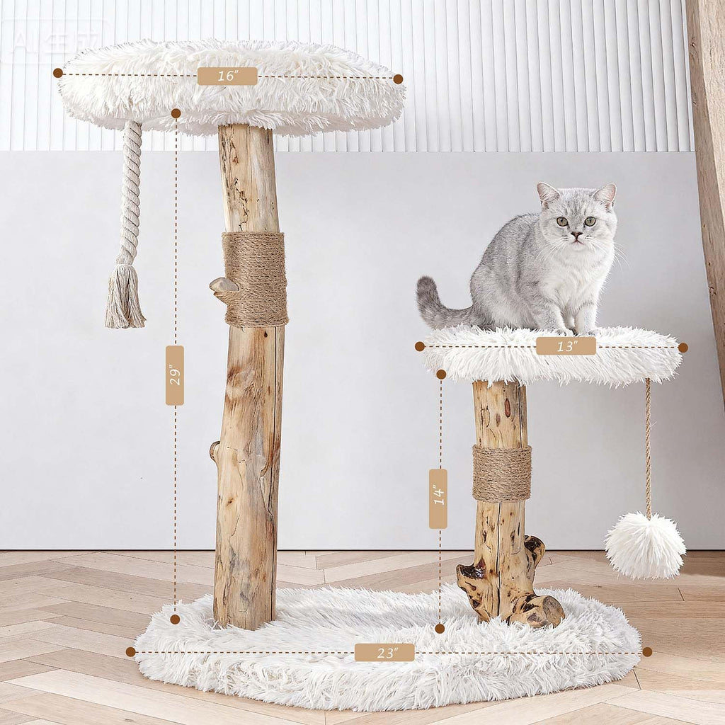 Modern Cat Tree Tower with Sisal Scratching Post O6217