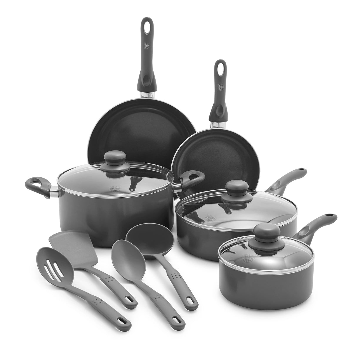 12 Piece Ceramic Nonstick Cookware Set F47013