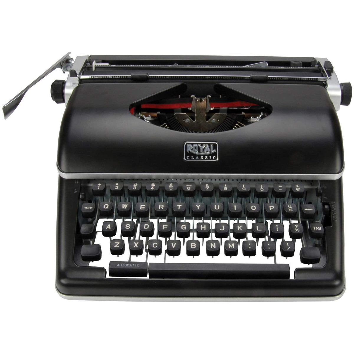 Black Manual Retro Typewriter J4108