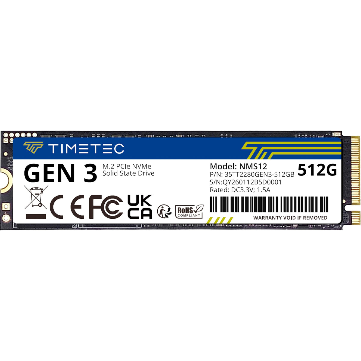 512GB NVMe PCIe M.2 2280 Internal SSD A2077