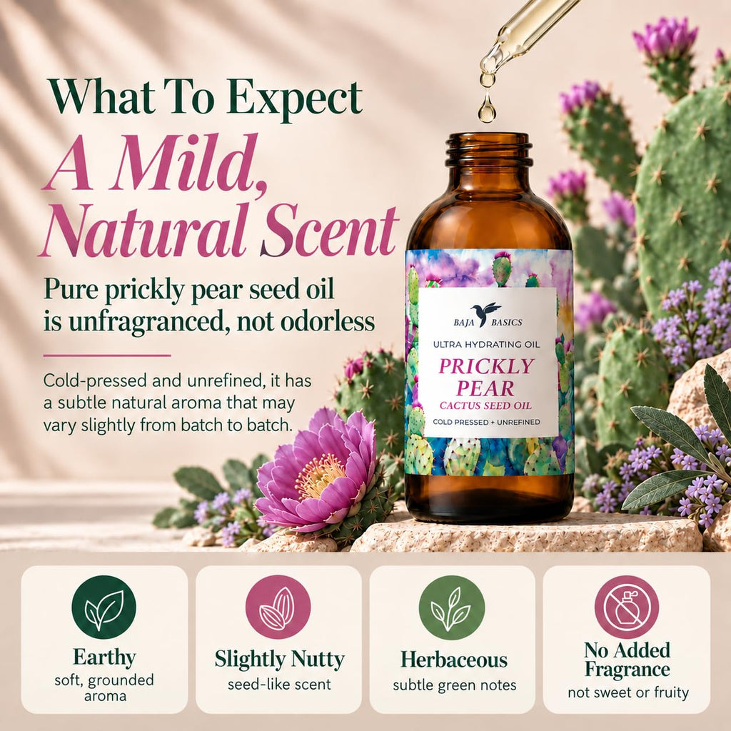Organic Cold-Pressed Prickly Pear Seed Oil 1 oz W4197