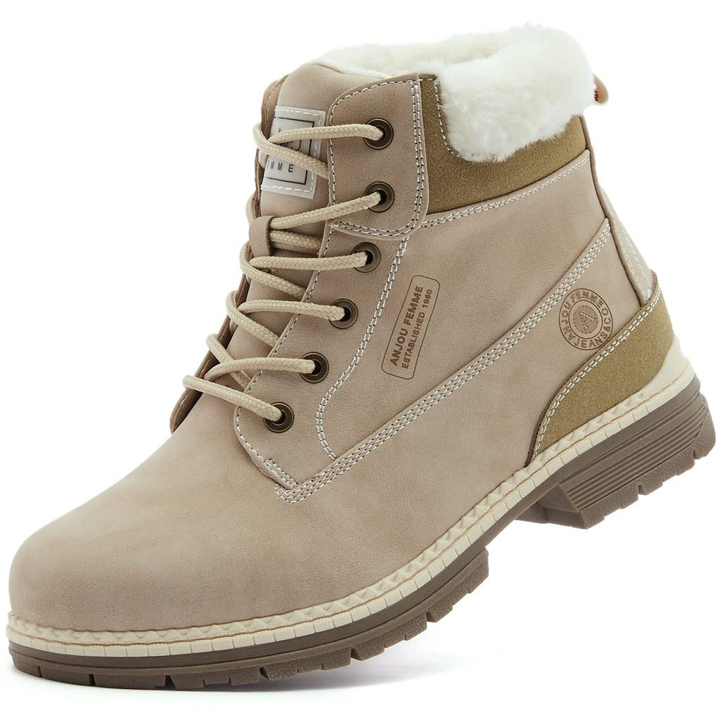 Waterproof Warm Fur Ankle Boots U323650