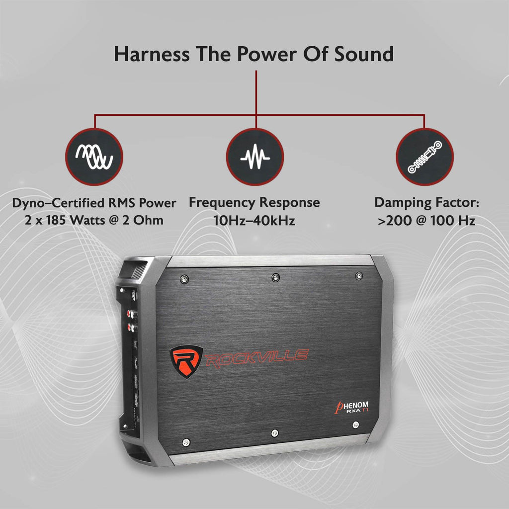 2-Channel Class A/B Car Amplifier 1500W Peak O5390