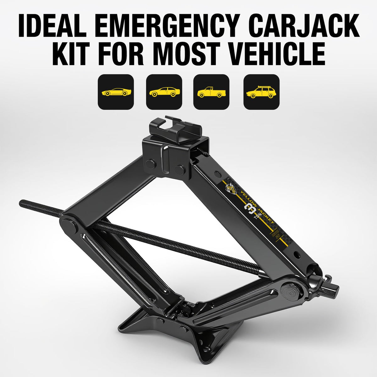 3 Ton Scissor Car Jack with Lug Wrench Y4947