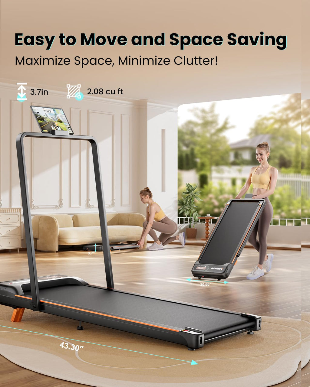 Incline Under Desk Treadmill J935