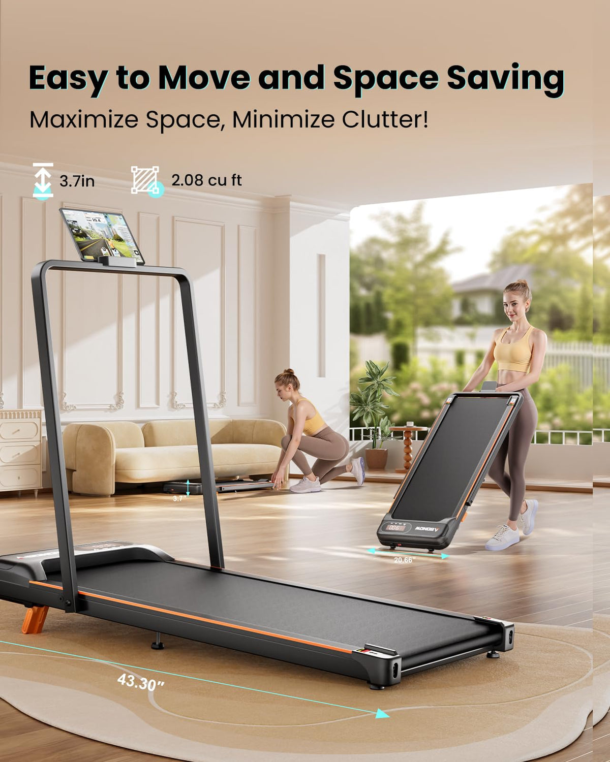 Incline Under Desk Treadmill J935