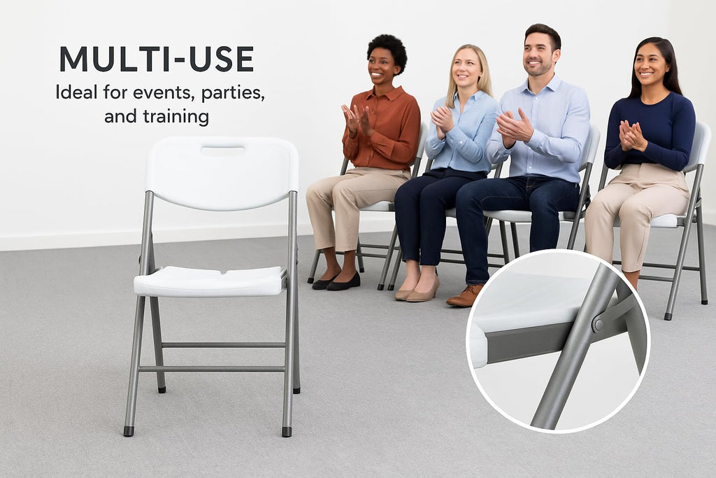 White Folding Chair Set of 50 N480