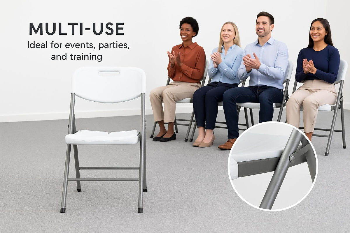 White Folding Chair Set of 50 N480