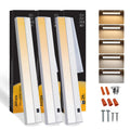 3 Packs Under Cabinet Lights 24in 18W Dimmable 5 Color Temperature A175023