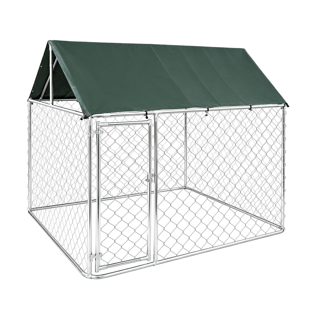 Heavy Duty Outdoor Dog Kennel Galvanized Steel Enclosure P1748