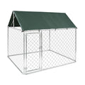 Heavy Duty Outdoor Dog Kennel Galvanized Steel Enclosure P1748