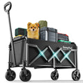Lightweight Folding Wagon Cart, Black T76820