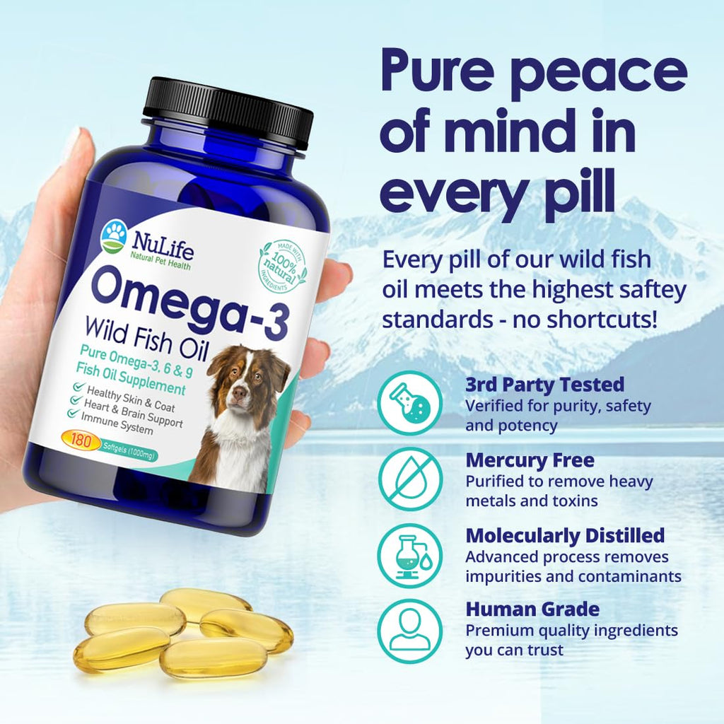 Omega 3 Fish Oil 1000mg 180 Capsules A20154
