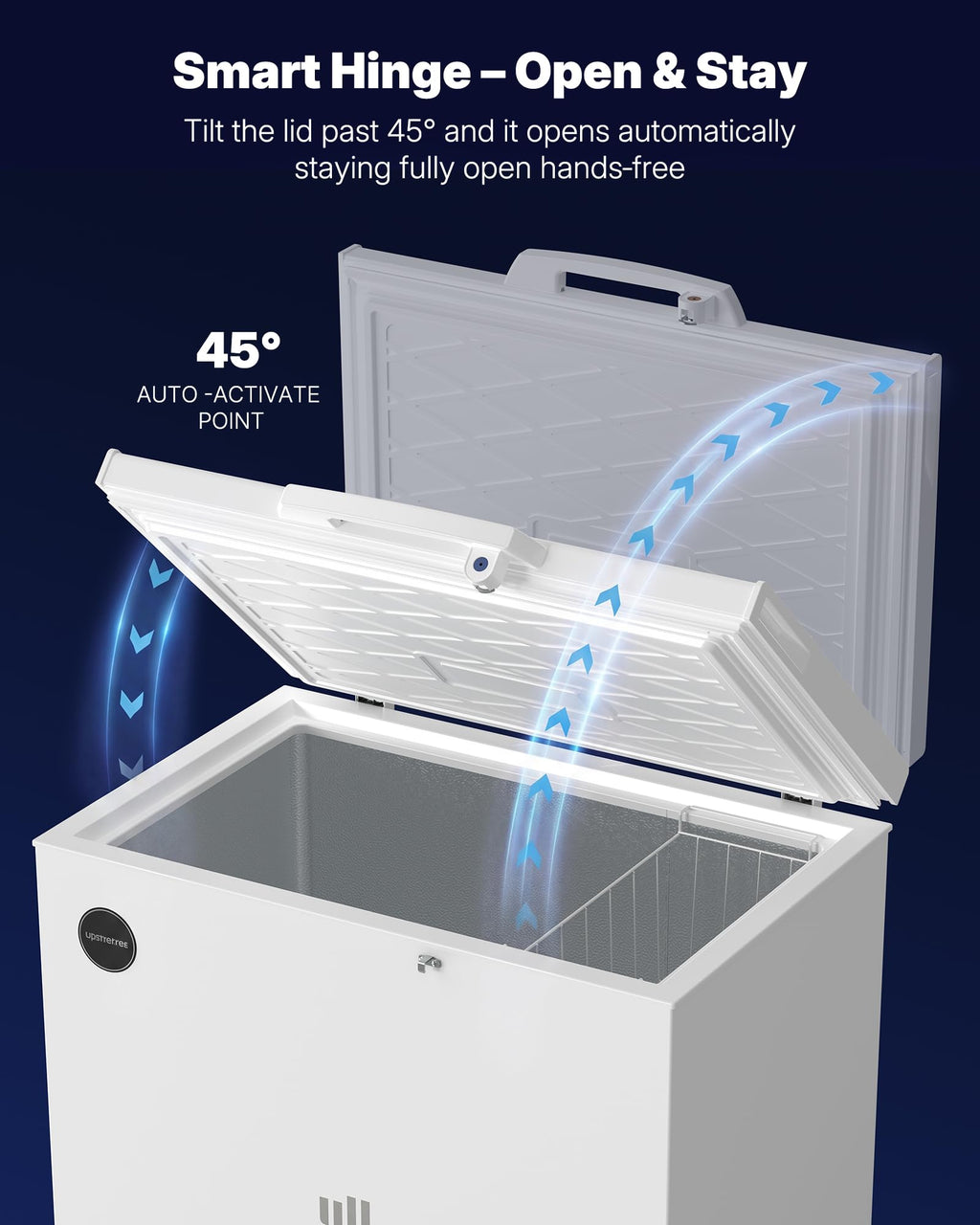 7.0 Cu.Ft Silky White Chest Freezer A5454