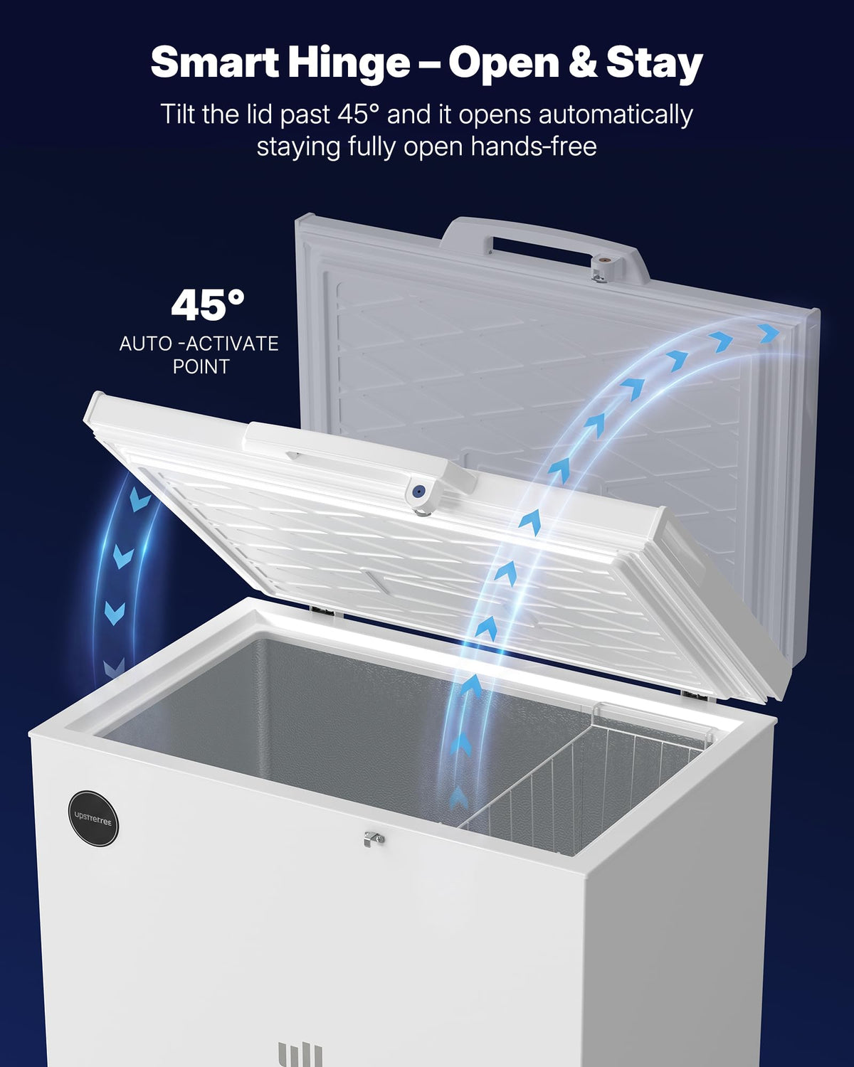7.0 Cu.Ft Silky White Chest Freezer A5454