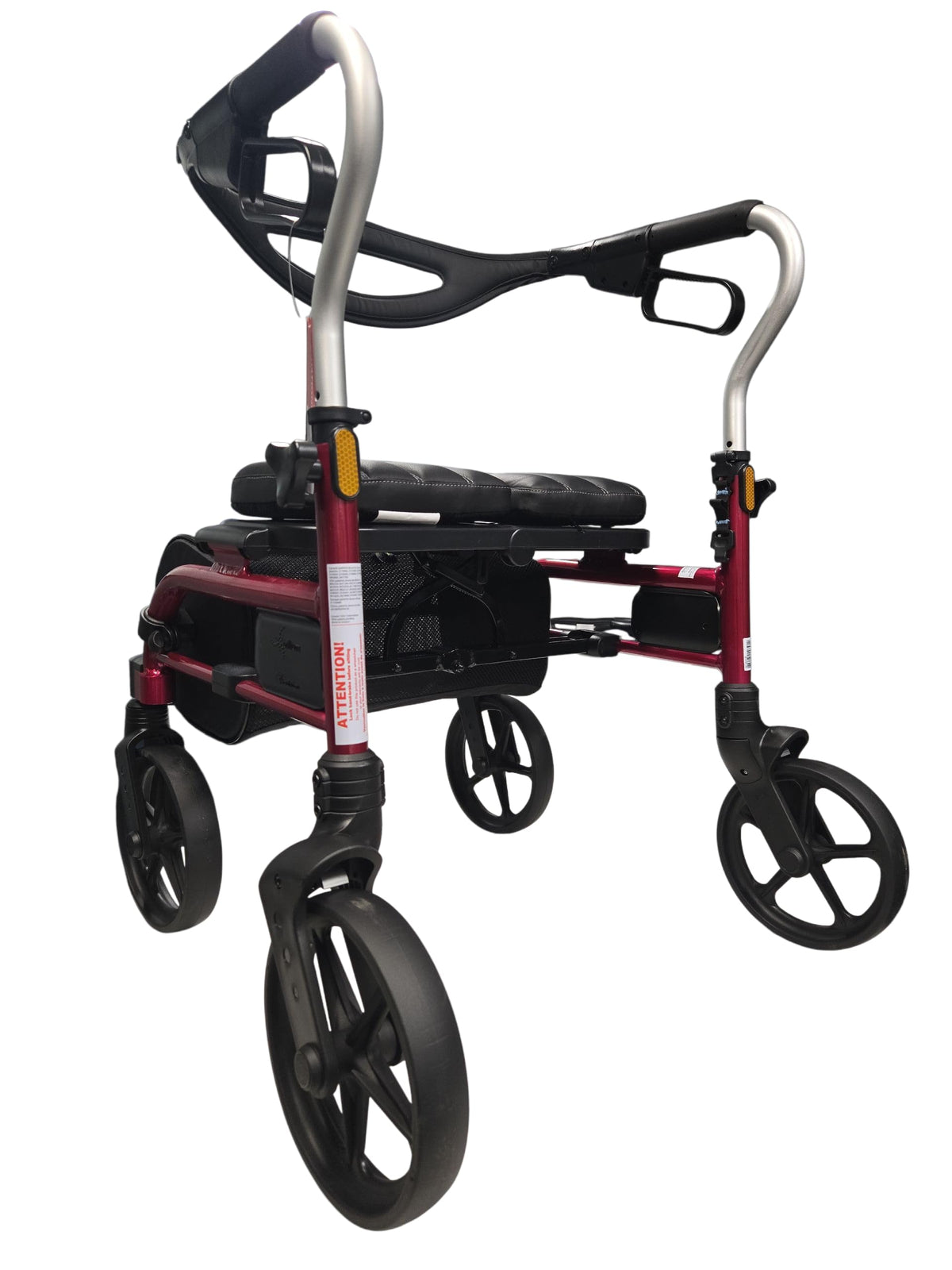 Lightweight Walker Rollator with Seat, Wheels, Brakes W618