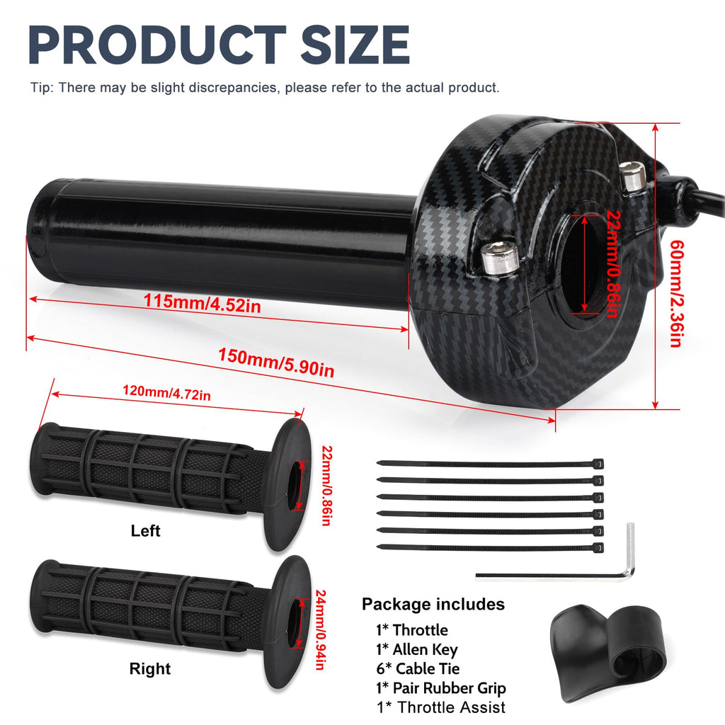 Waterproof Twist Throttle Kit for Electric Dirt Bike S8905