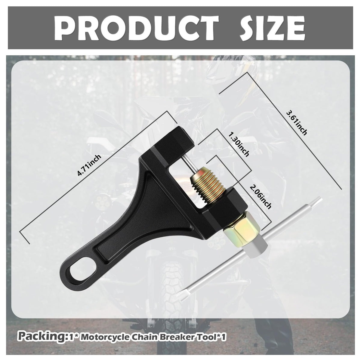 Motorcycle Chain Breaker Tool T38395